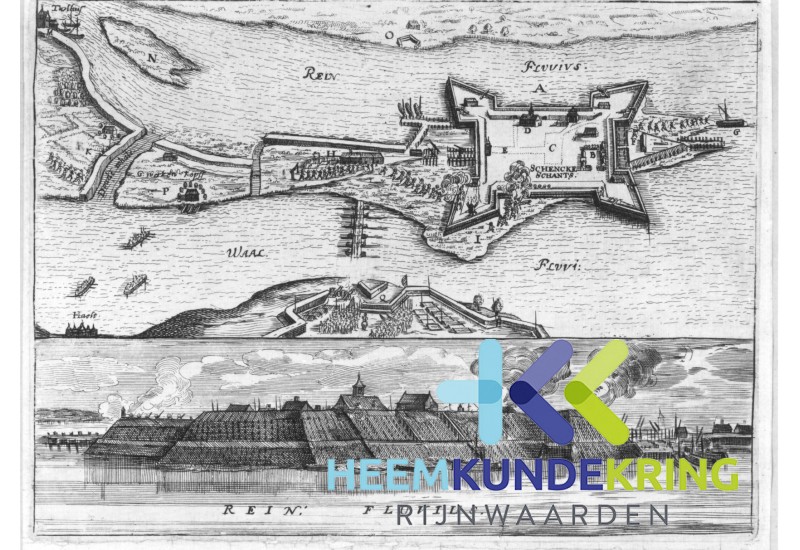 verd83 Schenkenschans boven de eerste schans van Maarten schen1588 onder de Schenkenschans 1635-36 F00002945